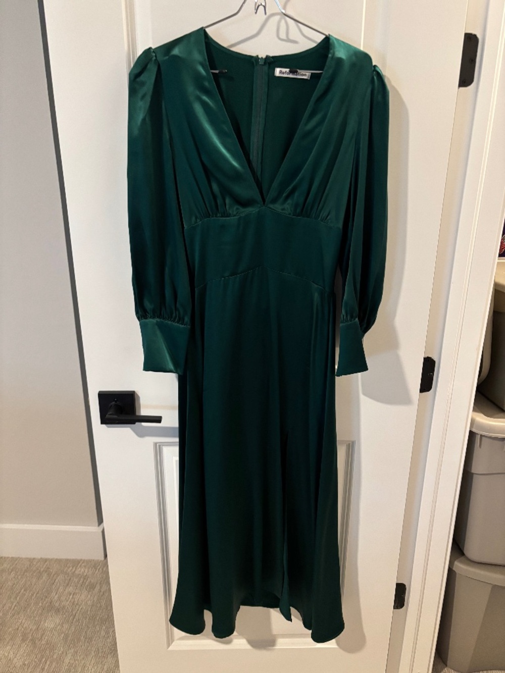 Reformation Keats Silk Dress